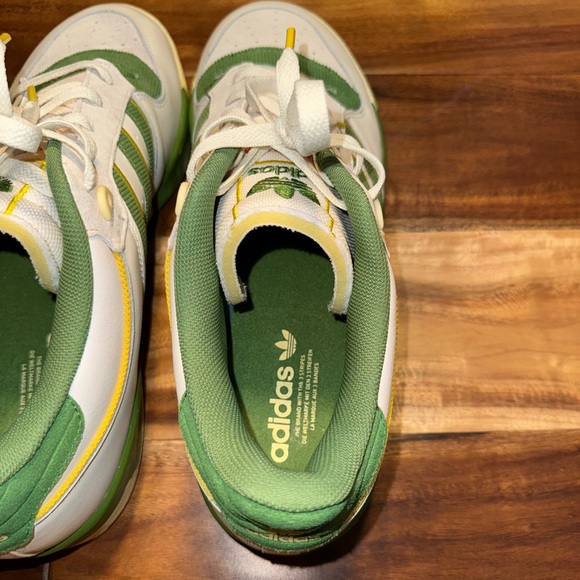 SOLD❗️- Adidas Rivalry Low 86 Crew Green/Hazy Yellow FZ6318 - Size 12.5 - Picture 12 of 16